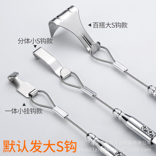 Hanging line calligraphy and painting adjustable hanging hook painting exhibition gallery invisible wire rope hanging painting device track hanging mirror line
