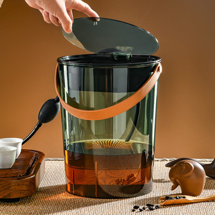 Tea Bucket, Waste Water Bucket, Office Tea Table, Tea Residue Bucket, Coffee Table Trash Can, Tea Table Water Storage Bucket, Tea Bucket, Dry and Wet Separation