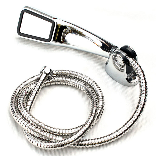 Factory wholesale shower head set 300 holes three-piece handheld pressure spray head five-level Hans simple set