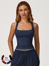 D 32395 Women's Square Neck Vest Ůʿ���� ����ѷ�羳ŷ��