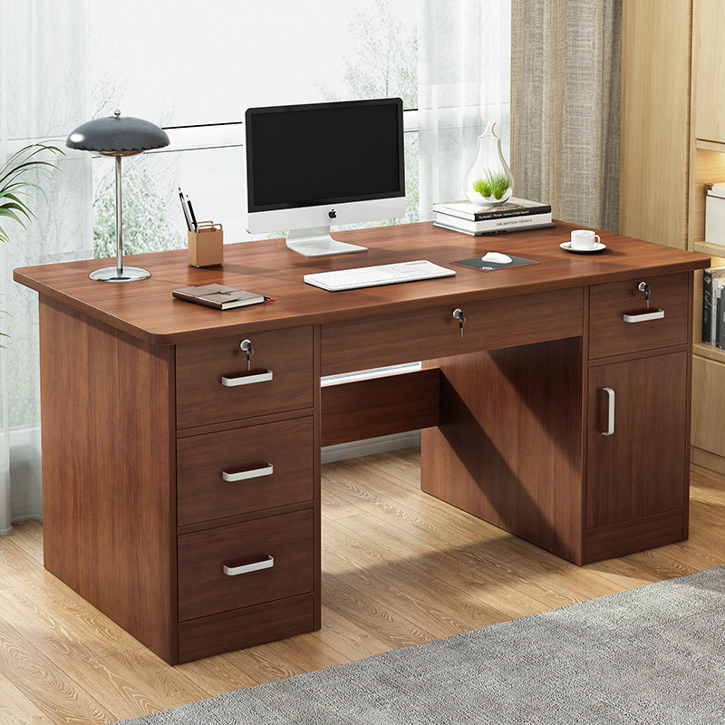 Solid Wood Desk Student Home Study Table Writing Table Simple Modern Desk Bedroom Computer Table with Drawers