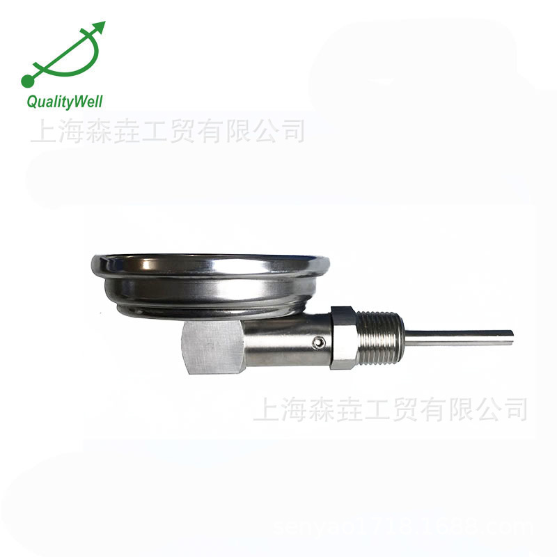 3 inch dial right-side mounted bimetal thermometer all st.st