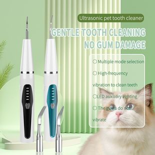 Pet Ultrasonic Tooth Cleaning Instrument Household Dog and Cat Tooth Cleaning Pen to Remove Tartar and Calculus Cleaning Instrument