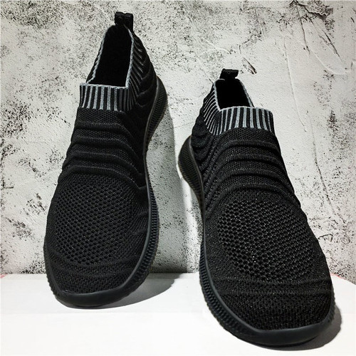 2025 New Spring and Summer Mesh Breathable Flyknit Casual Shoes for Men, Socks Shoes, Net Shoes, Work Shoes, Running Shoes