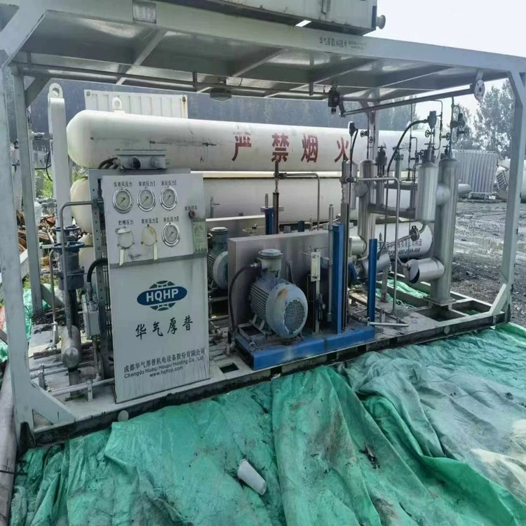 L-CNG высокого давления поршневой насос Huaihupu бренд 1500Nm³/ч газификация давление 30MPa