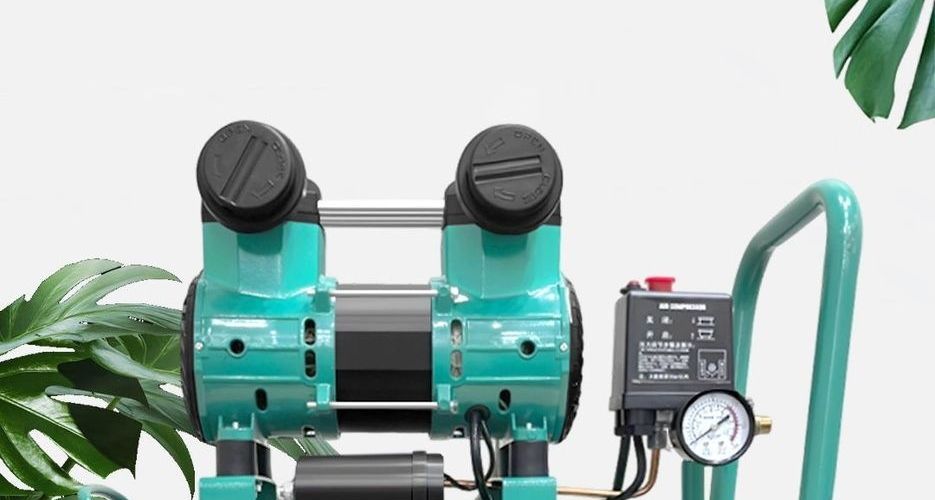 Small air compressor 220v high-power air compressor for woodworking, home use, portable paint spraying air compressor