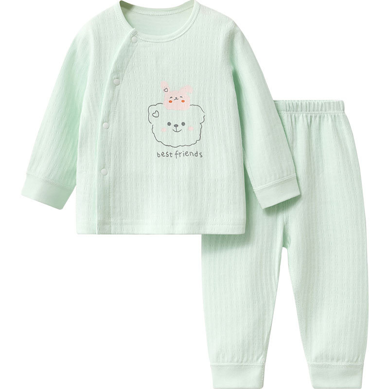 Primavera, otoño, invierno, ropa interior infantil de un año de algodón puro, ropa interior caliente para niños, niñas y niñas, pantalones de otoño