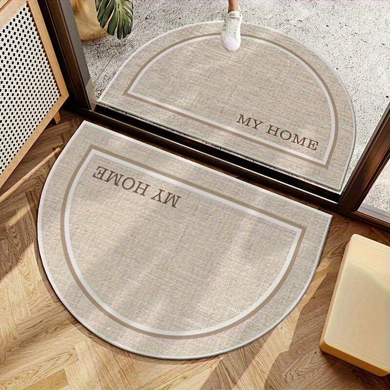 Cross-Border Temu Bathroom Floor Mats Are Stain-Resistant and Easy to Care For, Diatom Mud Floor Mats Are Washable, Non-Slip Mats, Absorbent Entrance Door Mats