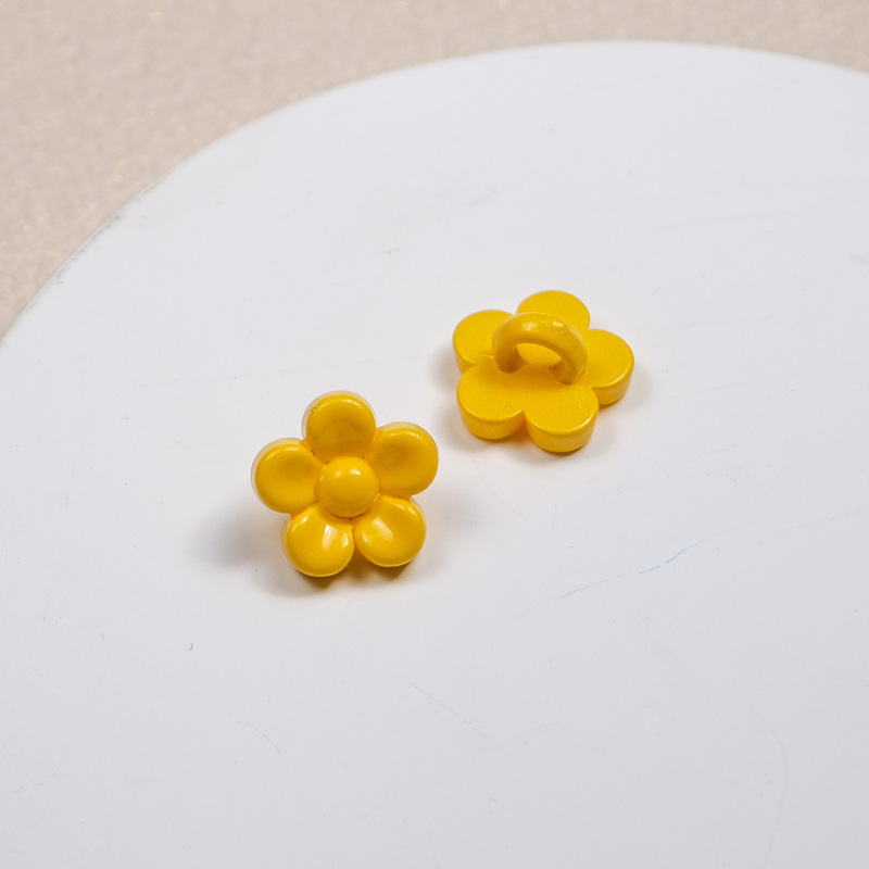 烤漆背孔扣子花朵珠小花包挂隔珠串散珠手机链条手链diy饰品配件|undefined
