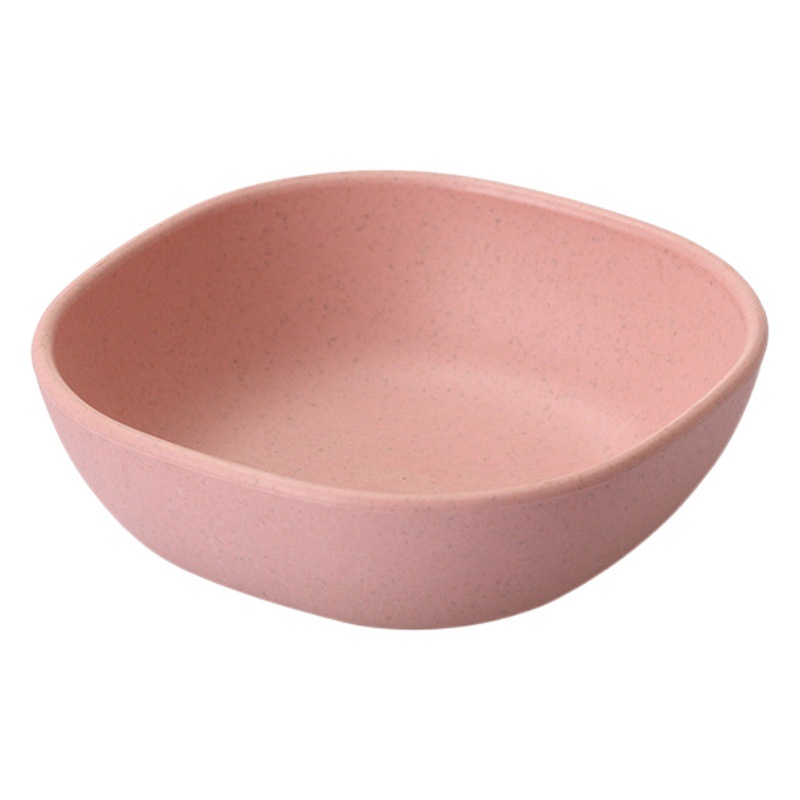 Bamboo Fiber Tableware Bowl, Butterfly Plate, Microwave-Safe Small Plate, Hot Pot Seasoning Soy Sauce Dish, Simple Sauce Dish, Seasoning Dish