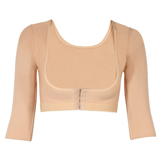 Long Sleeve Body Shaping top fixed shaping chest support corset pressure postpartum body shaping underwear four breasted front buckle