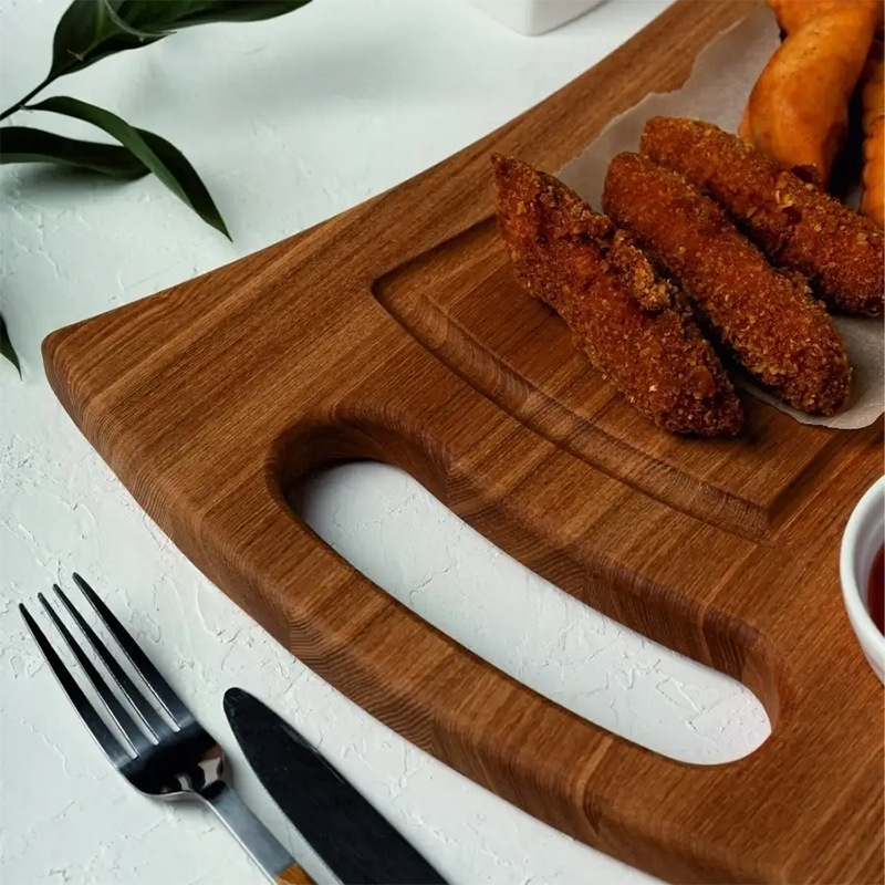 Tabla de cortar de madera tabla de cortar hogar creativo irregular tabla de cortar postre merienda barbacoa filete pizza tablero bandeja