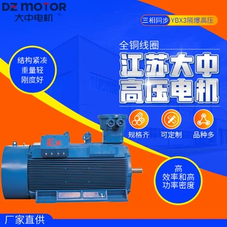 江苏大中电机马达YBX3隔爆型高压电动机三相异步375kw高效节能