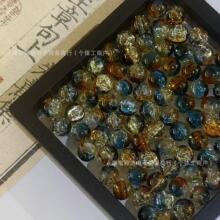 2025冰裂爆花10mm琉璃珠手工diy手链项链散珠配件现货串珠材料