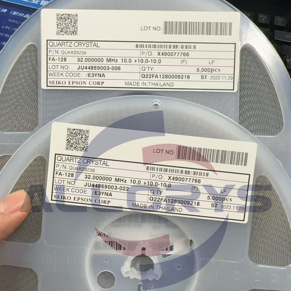 爱普生 FA-128 32.000000MHZ 10.0 SMD2016无源贴片晶振