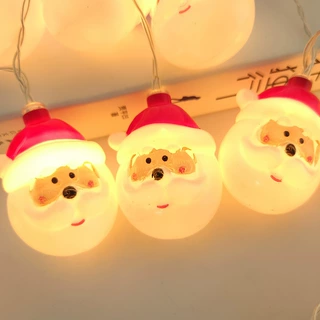 圣诞节日彩灯串灯定制装饰氛围灯房间布置圣诞树挂灯雪人圣诞老人