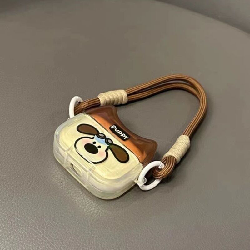 Japanese and Korean Ins Style Cute Brown Dog Suitable for Apple Wireless Bluetooth AirPods Pro2 Generation Headphone Protection Japanese and Korean Ins Style Cute Brown Dog Suitable for Apple Wireless Bluetooth AirPods Pro2 Generation Headphone Protection