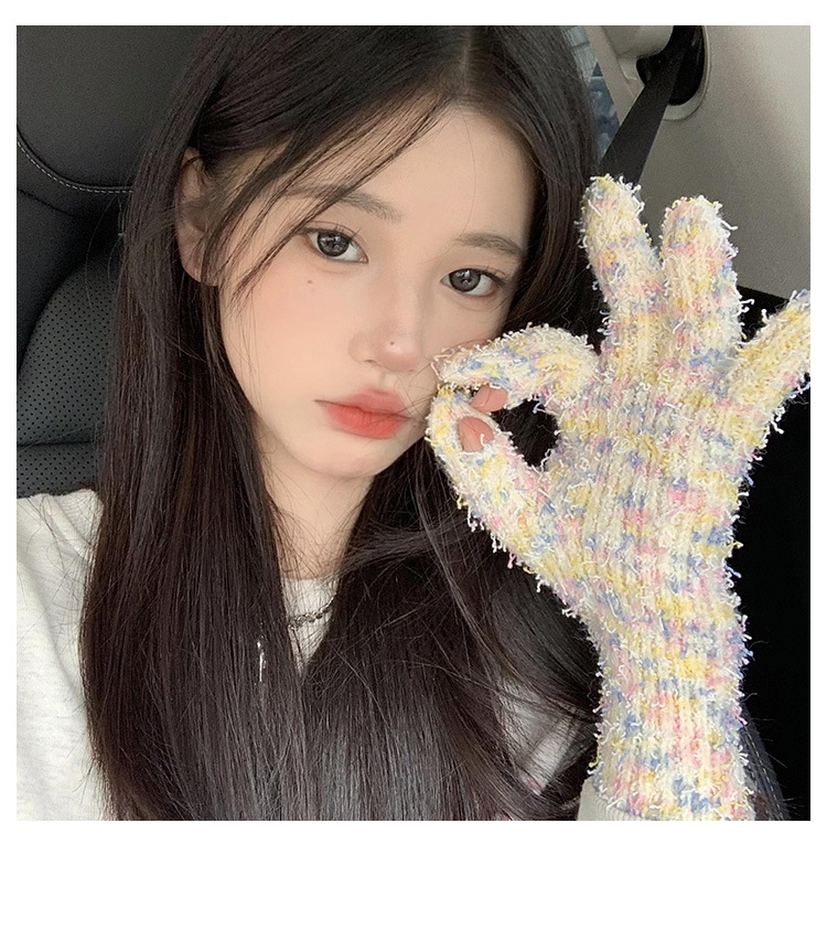 Women's Simple Style Colorful Gloves A Pair display picture 3