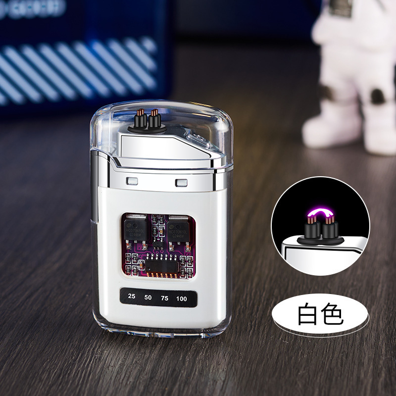 透明防水アークパルス点火装置防風 USB 充電式ライター男性のパーソナライズされたギフト卸売|undefined