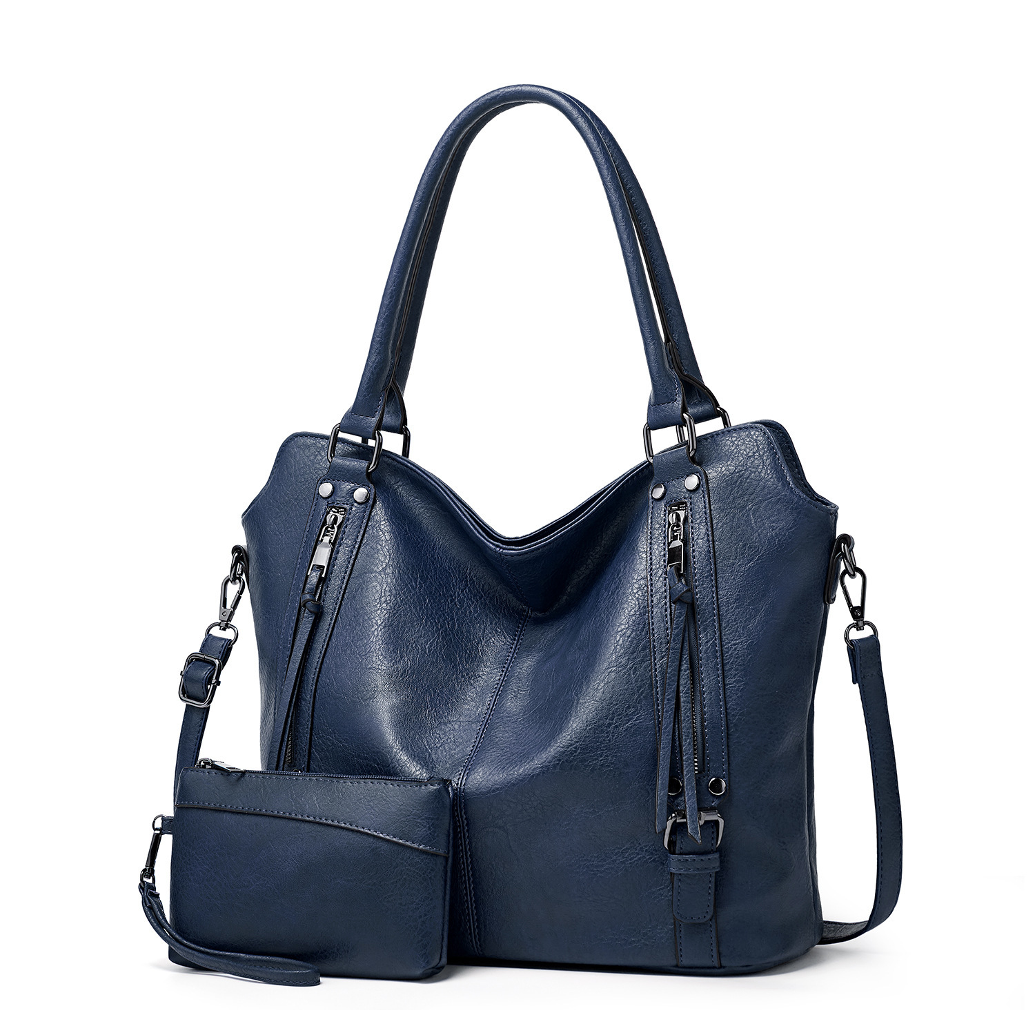 2026 New Women's Bag European and American Style Large Tote Bag Soft Leather High Capacity Single Shoulder Crossbody Women's Handbag