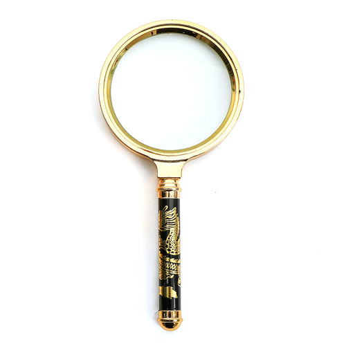 New High-Definition High-Magnification Handheld Magnifier 10x High-Magnification Reading Magnifier for Children, Students, and Elderly Wholesale