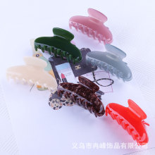 醋酸盘发抓夹扎半头发夹后脑勺韩国夹子头饰大号洗澡爪子复古风