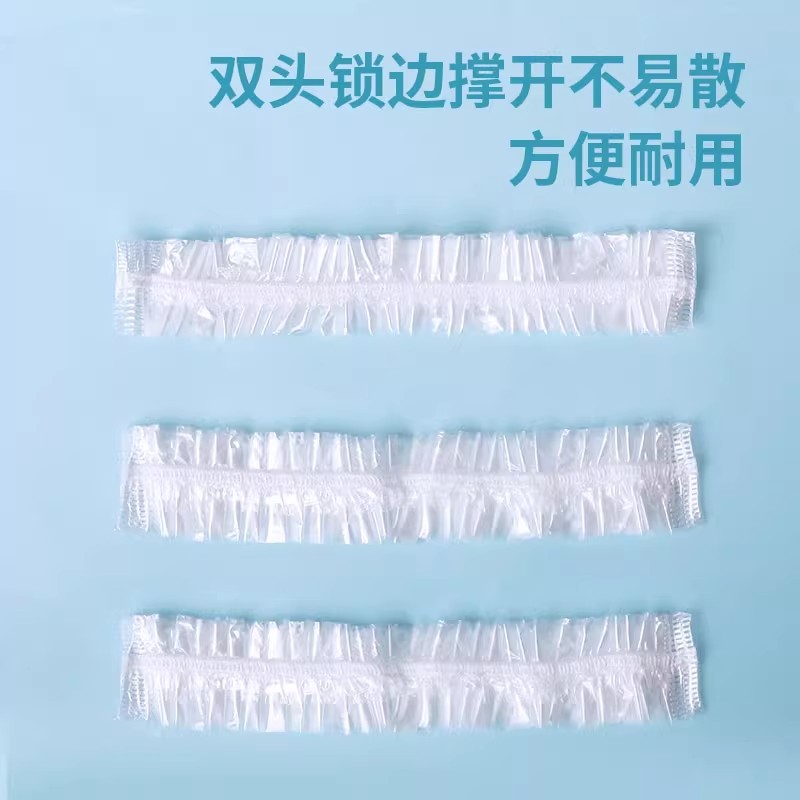 sombrero de baño desechable sombrero de cabello seco sombrero de baño impermeable sombrero de cabello de baño rápido sombrero de secado para el hogar diario cubierta de película de preservación para el hogar