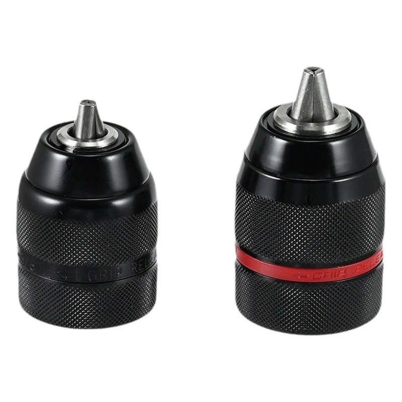 Трехевропейский сверлильный патрон Цельнометаллический самоблокирующийся патрон с храповым механизмом 10/13 мм ручная дрель трехклеевой сверлильный патрон аксессуары для электрического молотка