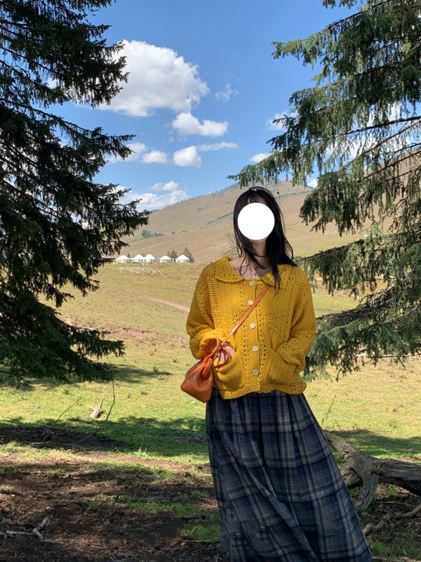 慵懒风气质镂空针织开衫女装2025秋季新款宽松休闲毛衣超好看上衣|undefined