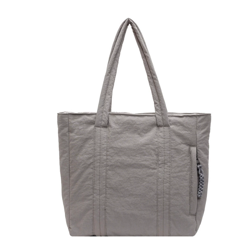 Demi-season down jacket, universal capacious one-shoulder bag