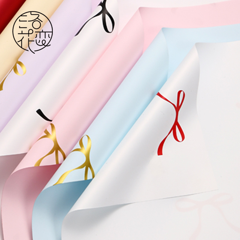 mayorista nudo concéntrico ramo de flores papel de embalaje florista pétalos papel de arte arco de flores papel de embalaje regalos papel de embalaje