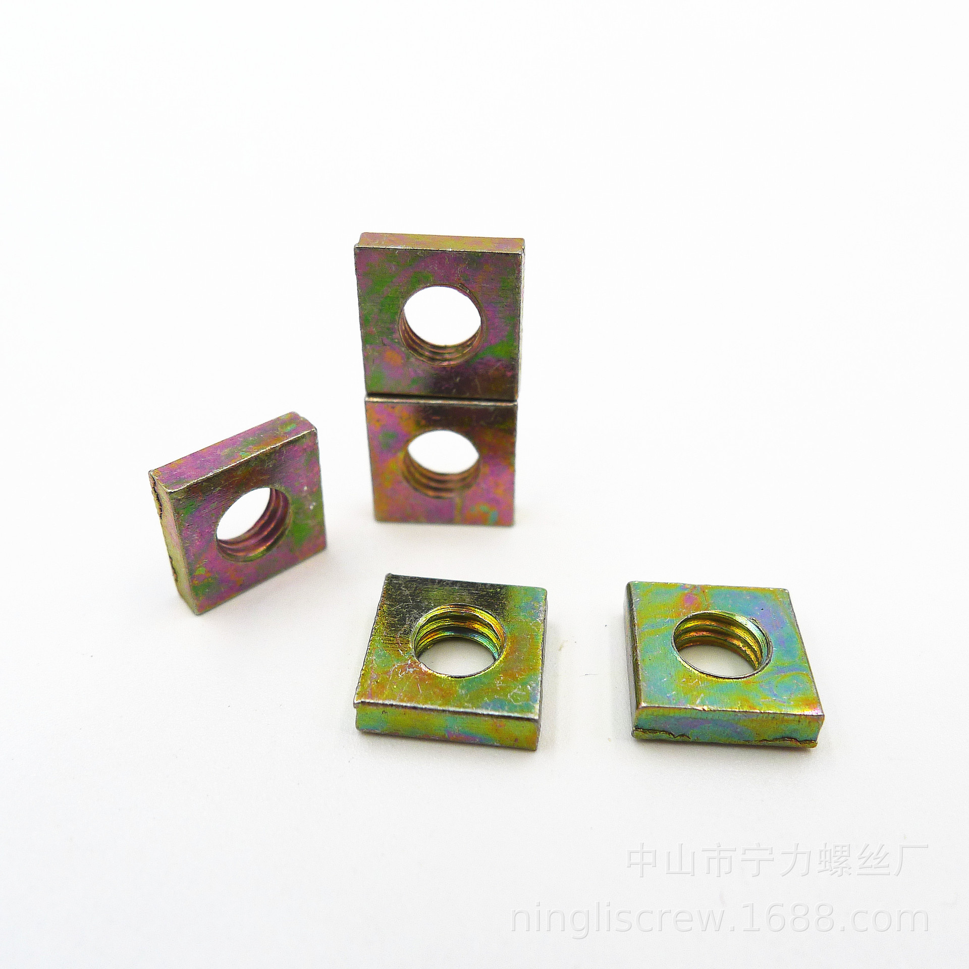 方母 方螺母 四方薄螺母 正方形螺帽四角螺母M2M3M4M5M6M8