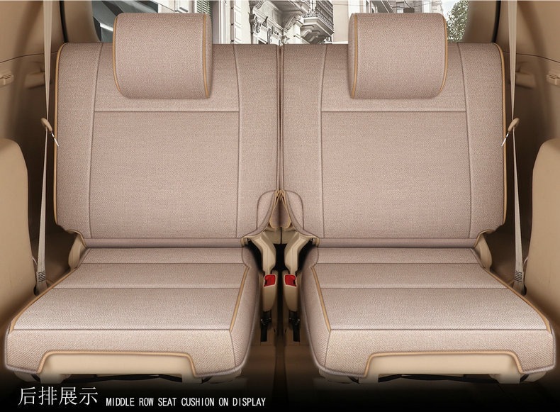 [Cross-Border] Toyota 4Runner 11-24 Prado Linen Seat Cover Full Surround Car Seat Cushion