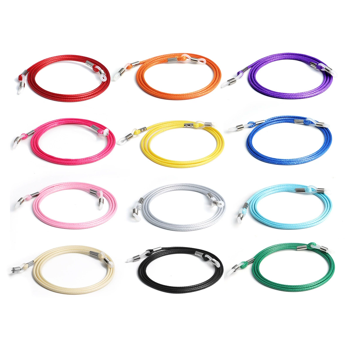Glasses, strap, fashionable multicoloured accessories