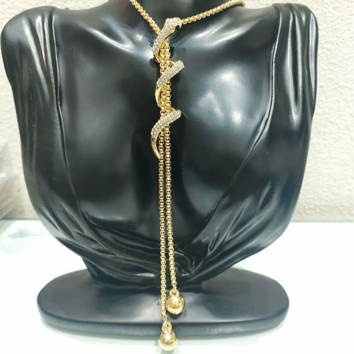 新款潮时尚长款蛇形毛衣链女小众设计感可调节项链秋冬百搭配饰品