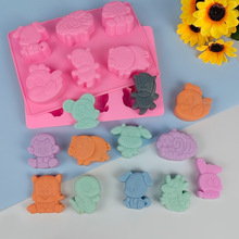 12生肖卡通硅胶模具米糕钵仔糕果冻布丁白凉粉石膏模具手工皂模具