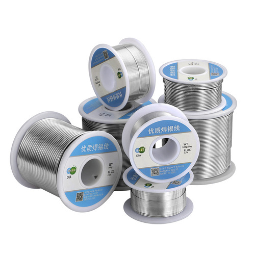 Factory direct sales lead solder wire rosin core 0.8 1.0 1.2mm high purity tin wire 100g/800g