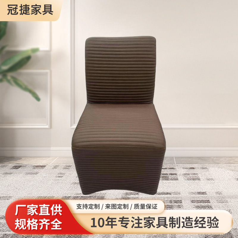 이탈리안 모던 심플 이탈리안 케이지 패브릭 스타일 코튼 스테인레스 스틸 의자 제조업체 직선 편안한 행복 스타일링
