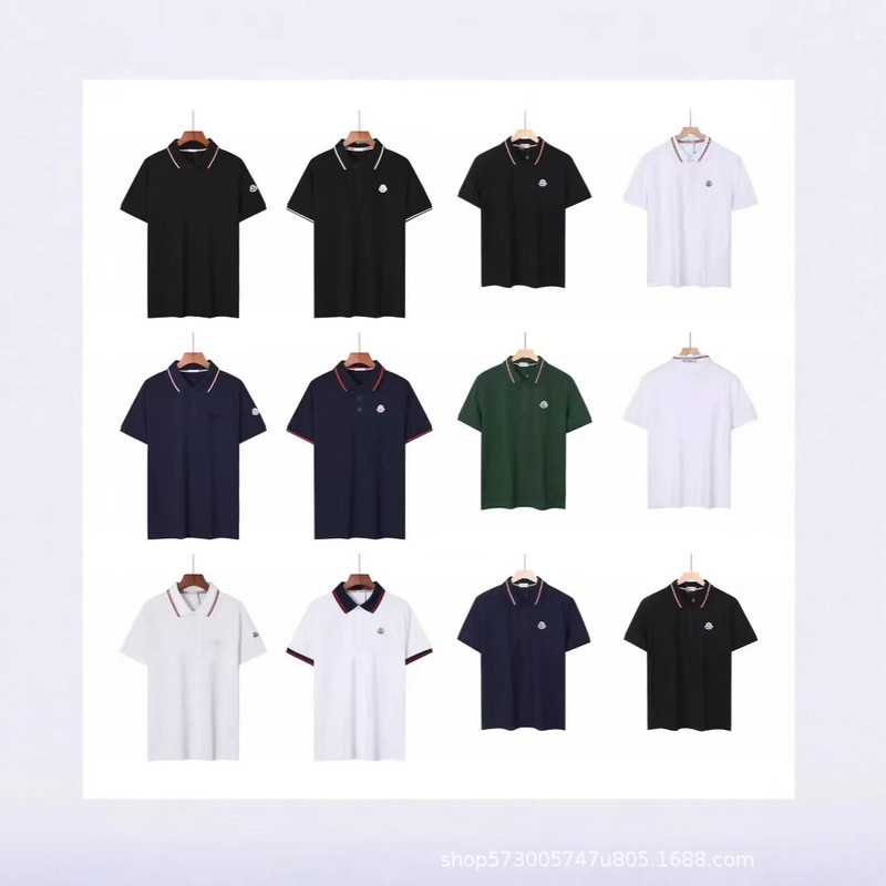 Cross-Border Foreign Trade Summer New Style Men's Polo Shirt Short-Sleeve Pique Cotton Turn-Down Collar Casual T-Shirt for Men Cross-Border Foreign Trade Summer New Style Men's Polo Shirt Short-Sleeve Pique Cotton Turn-Down Collar Casual T-Shirt for Men