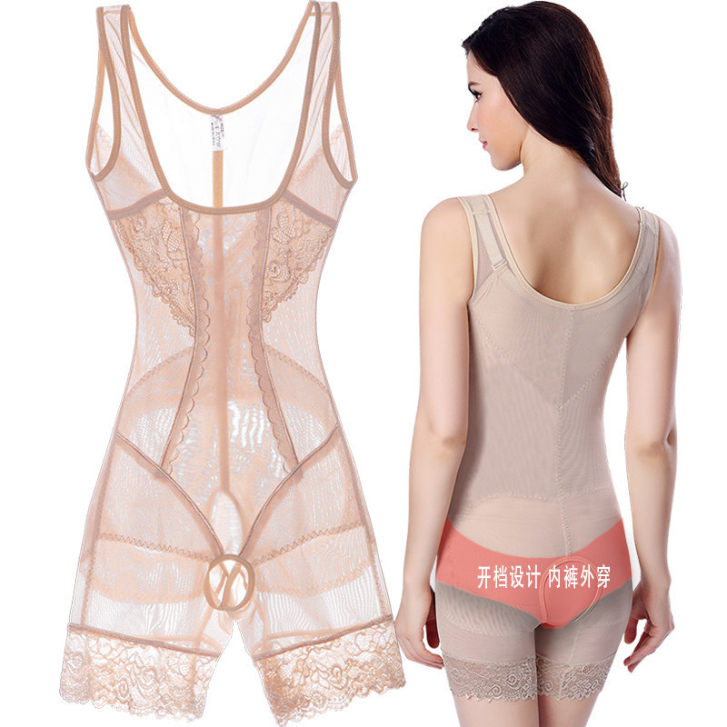 Thin, Enhanced Version of Seamless One-Piece Shapewear for Women, Designed to Flatten the Stomach, Tighten the Abdomen, Lift the Buttocks, and Reduce Belly Fat after Childbirth