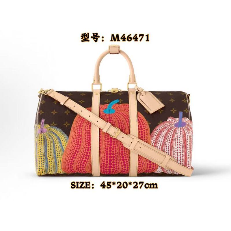 新しい高品質 keepall45cm トラベルバッグ荷物バッグ大容量トラベルバッグビジネストラベルポータブルフィットネスバッグ|undefined