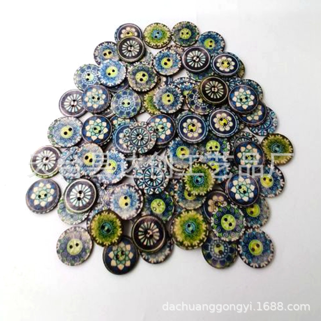 Color mezclado 6*15mm * redondo * pintura