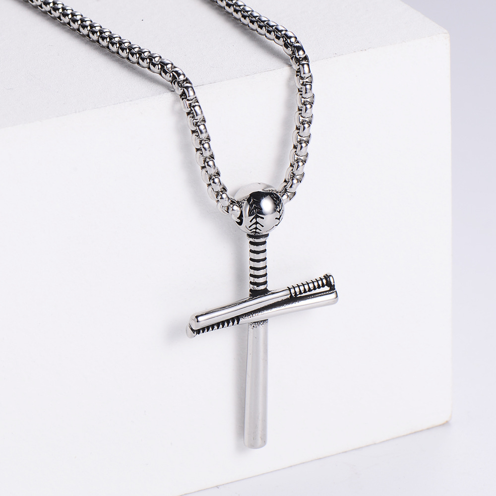 Stainless Steel 18K Gold Plated Fashion Polishing Cross display picture 1