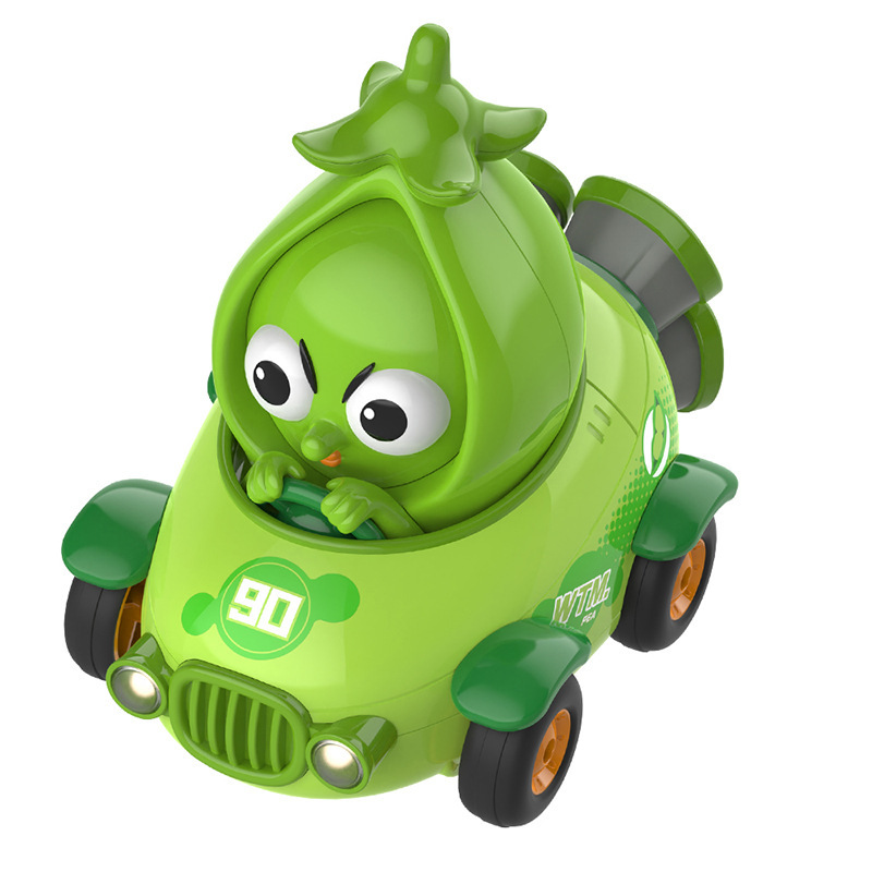 国境を越えた熱い販売 Y07 エンドウ豆リモート コントロール カー 360 ° 回転おもちゃ男の子かわいいフルーツ落下耐性 2.4 グラムレーシングカー|undefined