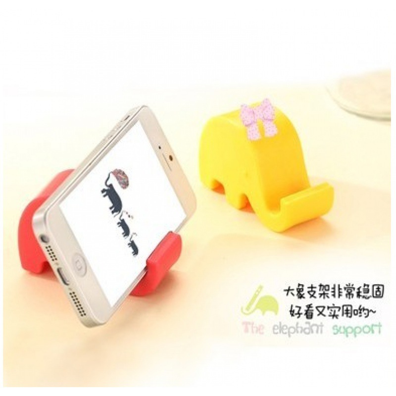 주황색 코끼리 스탠드 - 혼합 색상