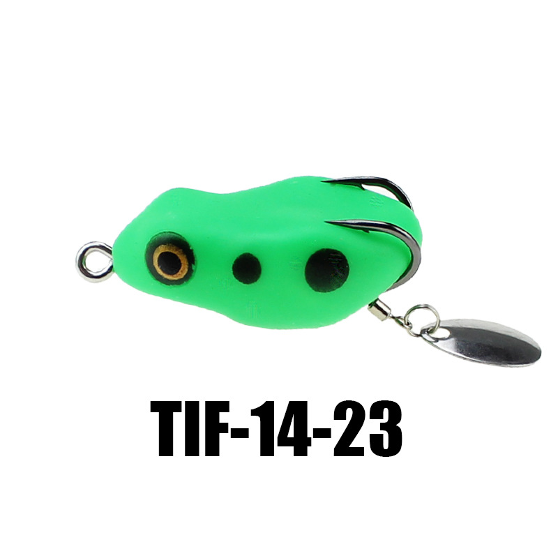 Mini Lei Rana Luya estilo tailandés pescado negro duro negro 45mm 8,5G