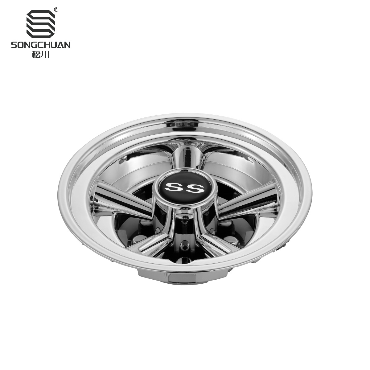 Golf cart SS hub cover for EZGO Club Car YAMAHA 8 inch chrome plated silver