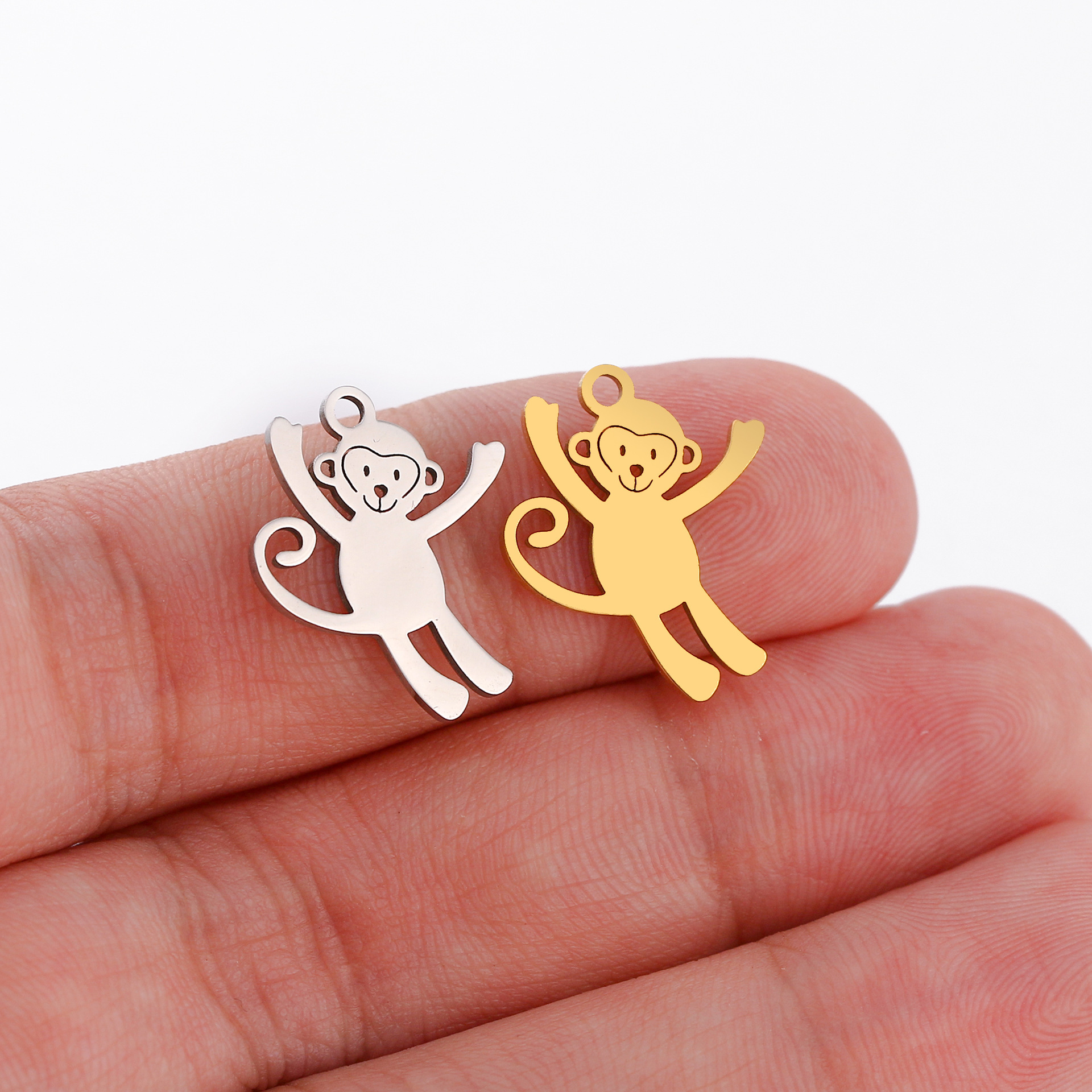 10g Weight Pendant Jewelry Making Type Jewelry Accessories Classification 5 PCS/Package Quantity 304 Stainless Steel Material Rabbit, Animal, Squirrel, Owl Pattern All Seasons Season Polished Finish Cute, Simple Style Style 5 PCS/Package 304 Stainless Steel Rabbit Animal Squirrel Polished Pendant Jewelry Accessories 2