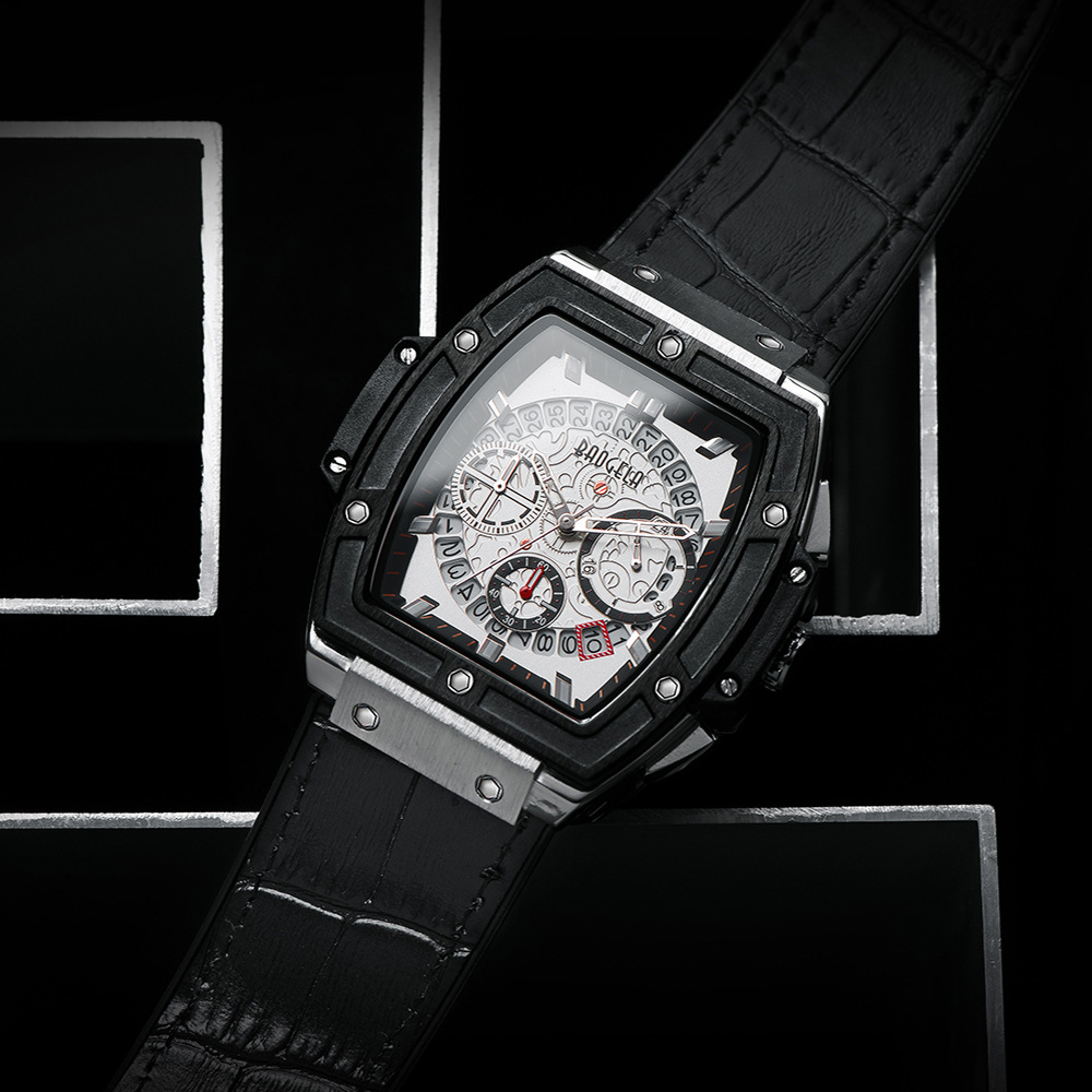 Ny klocka BAOGELA Dominerande vinfat Herrklocka Multifunktionell Herrsport Kvartsklocka Business Fashion Watch_voghion.com