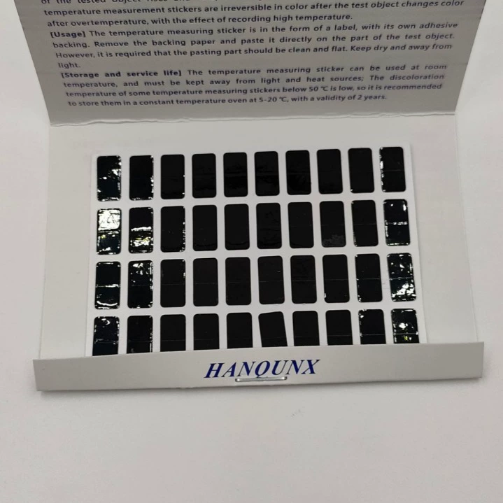 NCW55-70 наклейки для измерения температуры обратимые наклейки для измерения температуры производители на складе поставляют наклейки для измерения температуры с изменением цвета
